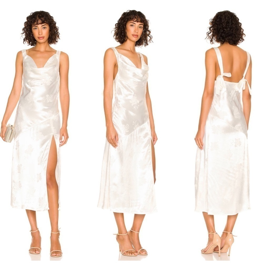 Majorelle Averie Midi Dress in Ivory Size XS